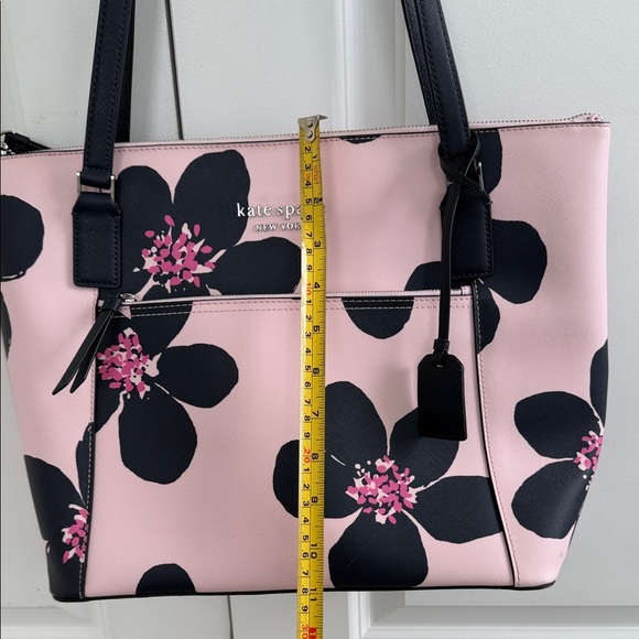 Kate Spade Black and Pink Floral Tote - Picture 8 of 8